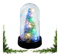 Lampe de Bureau Père Noël Avec base LED élan sapin éclairage chaud | Lampe Figurine Sapin Noël Renne Pour bureau table étagère cheminée intérieur chambre salon espace travail