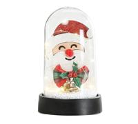 Lampe de Bureau Père Noël Avec base LED élan sapin éclairage chaud | Lampe Figurine Sapin Noël Renne Pour bureau cheminée intérieur chambre salon bureau maison rustique vacances