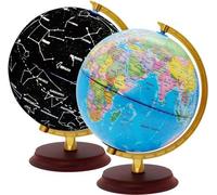 Lampe de bureau pour enfant à LED - Multicolore - Motif globe terrestre