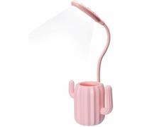 Lampe de Bureau Sans Fil Lampe de Table LED Tactile avec Luminosit Ajustable et Pot Crayon Cadeau Original pour Ado Rose YYV
