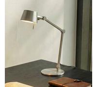 Lampe de bureau Silka Lucande, gris, Salon / Salle à manger, Métal, Moderne, Lampe à poser
