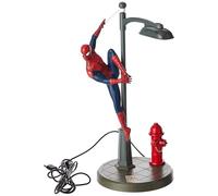 Lampe de Bureau Spiderman - Officielle, Lumière de Table Disney, Projecteur Marvel Streetlight Spider Man, Cadeau pour Fans du Multivers
