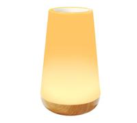 Lampe de bureau tactile LED portable, contrôle par capteur de chevet, lampe de chevet avec chargement USB, lampe télécommandée