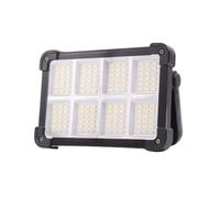 Lampe de Camping Solaire LED Portable, Éclairage de Secours, Rechargeable par Énergie Solaire ou Via USB-C et USB, avec Lampe Torche Multifonction