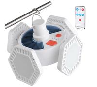 Lampe de Camping Solaire Rechargeable Luminaire de Tente Rechargeable USB | Éclairage Doux Rechargeable pour Jardin Plage Pique-Nique Randonnée Extérieur Barbecue Cour