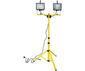 Lampe de chantier halogène 2x400W télescope