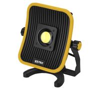Lampe de chantier LED rechargeable Vetec, double source lumineuse, 30W