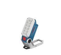 Lampe de travail Bosch 0-601-4A0-000 10 LEDs 350 lux 2 niveaux Lithium-Ion 10.8V angle 200° Compatible trépieds Bosch (3/4") -10°C à 40°C