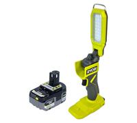 Lampe de chantier sans fil RYOBI RSL18-0 18 V 800 lumens + 1 batterie 5,0 Ah - sans chargeur