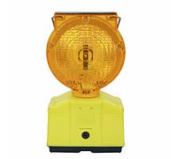 Taliaplast Lampe de chantier solaire 500204 clignotante automatique à LED Noir G