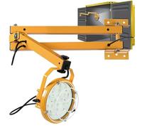 Lampe De Chargement LED 6000LM, Grande Lampe De Travail | Tête Pivotante 360°, Bras Pliable 40 Pouces, Étanche Eau-poussière, Lumière Douce Anti-éblouissement