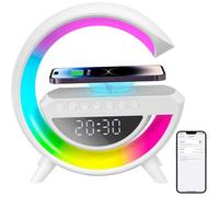 Lampe de chargement sans fil haut-parleur Bluetooth lampe d'ambiance veilleuse avec synchronisation musicale
