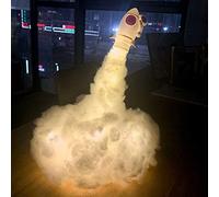 Lampe de chevet Astronaute Nuages Spéciaux Enfants Chambre Decora Veilleuse Cadeau d'anniversaire Artisanat Projecteur LED