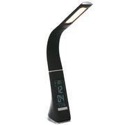 Lampe de chevet avec horloge, réveil, calendrier et indicateur de température