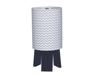 Lampe De Chevet Avec Pied En Coton - Hello Blanc TU