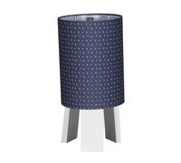 Lampe De Chevet Avec Pied En Coton - Merlin Bleu TU