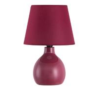 Lampe de chevet bordeaux céram. Ingrid 4478 E14 Rabalux