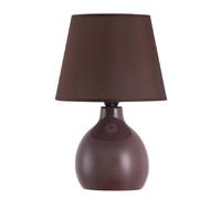 Lampe de chevet céramique Ingrid Rabalux brune E14 4476