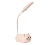Lampe de chevet chat - Couleur aléatoire - H 11 x L 21 x l 8,5 cm