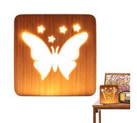 Lampe de chevet, éclairage de table en bois, lampe de lecture de bureau | pour enfants, garçons, filles, salon, maison, table de chevet, étagère, chambre à coucher