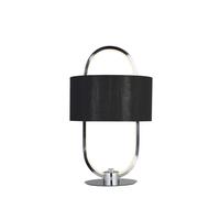Lampe De Chevet En Tissu Métal À Toucher Avec Variateur 41 Cm Chambre À Couche