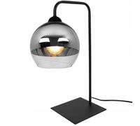 Lampe de chevet - Light-Home - Bergen 2330/LN35 - Métal et verre - Noir et chrome