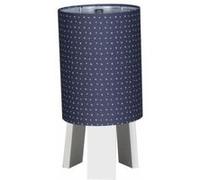 Lampe De Chevet Avec Pied En Coton - Merlin Bleu TU