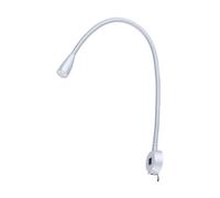 Lampe de chevet murale à col de cygne et port de chargement USB - Lunartec