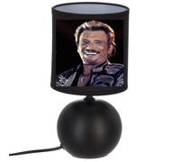 lampe de chevet noir Johnny Hallyday