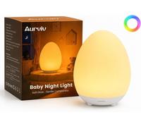 Lampe de chevet pour enfants, douce lampe en silicone en forme d'œuf pour chambre de bébé
