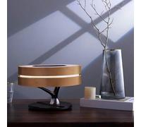 Lampe de Chevet Ronde ''Horizon'' avec Enceinte & Chargeur Sans fil - Dimmable Tactile - 3000K/4000K/6500K