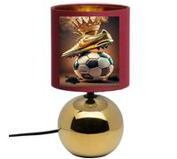 Lampe de Chevet rouge et or foot ballon chaussure 2