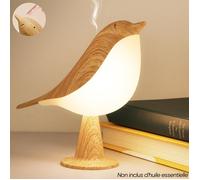 Lampe de Chevet Tactile, Lampe De Table Rechargeable,3 Modes Dimmable, Sans Fil, Décoration pour Maison, Chambre Bureau