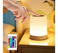 Lampe De Chevet Tactile,Veilleuse BéBé,Lampe De Chevet Enfant,Couleurs Rvb,3 Modes 5 Niveaux De Gradation,Avec Minuterie,Usb Charge,Pour Chambre De BéBé,Chambre à Coucher,Lampe D'Allaitement Enfants