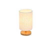 Lampe de Chevet Veilleuse Chaude Ampoule Blanche Dimmable Cadeau Lampe de Table en Bois JJZM044