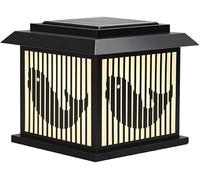 Lampe de colonne de jardin solaire étanche pour extérieur, villa, jardin, parc (A, 50 cm)
