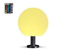 Lampe de colonne extérieure vintage E27 ronde et étanche, style moderne et coloré, idéale pour l'éclairage paysager, les rues, les jardins, les villas et les patios. Elle peut également servir de bor