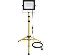 Lampe de construction LED 100 W - Trépied avec support télescopique - 10 000 lumens de luminosité - Idéal pour l'atelier et le jardin