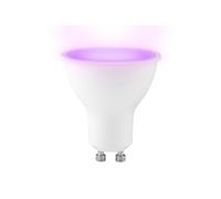 Ampoule Connectée LED Couleur SMARTLIGHT40 avec Wi-Fi GU10 5W Alecto Blanc Blanc