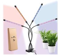 Lampe de Croissance LED Horticole - Domüy - 4 Tubes - Spectre Lumière Couleur Complet - Minuteur Automatique