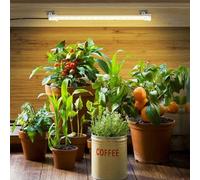 Lampe de croissance LED Unyqoos® pour plantes d'intérieur – Spectre complet 420–800 nm, 48 LED, fonction de minuterie automatique (3912 heures), variateur d'intensité avec 4 niveaux