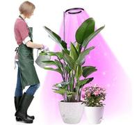 Lampe de croissance LED Unyqoos®, spectre complet 420–660 nm – hauteur réglable de 26 à 155 cm, 10 niveaux de luminosité et minuterie jusqu'à 3912 heures, idéale pour les plantes d'intérieur