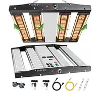 Lampe de culture LED 250 W, spectre complet, 1323 diodes, idéale pour les légumes, les fleurs et les plantes d'intérieur. Compatible avec les tentes de culture de 120 x 120 cm et 150 x 150 cm.