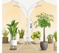 Lampe de culture LED à spectre complet, 360 LED, avec minuterie automatique 3/6/12 h, lampe de culture avec pied, lampe de croissance LED pour plantes