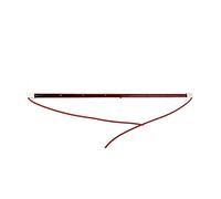 Lampe de durcissement de peinture Lampe infrarouge 105 0w 235V 53cm Tur de peinture Hauturing halogène Quartz Élément chauffant Shortwave Infra-Rouge Lumière Golden Tube Ruby Tube Bonne dissipation th