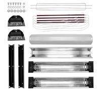 Lampe de durcissement par infrarouge, 3000 watts, tubes de chauffage en fibre de carbone, longueur des tubes de 490 mm, large zone de séchage efficace, adaptée aux réparations de carrosserie