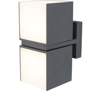 Lampe de façade applique extérieure CUBA anthracite Lutec 5193801118