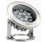 Lampe de fontaine à LED Submersible - Phares Extérieurs, Spot Sous-Marin DC 24V, Projecteur Externe Étanche IP68, Éclairage Paysage Sous-Marin, Angle Réglable 360°(Lumière Blanche Cool ,12w)