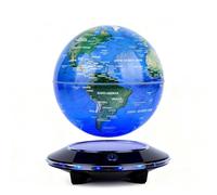 Lampe de globe à lévitation magnétique, globe à lévitation magnétique, lampe à boule flottante pour décoration de bureau avec base de lumière LED, décoration de maison/bureau, cadeaux d'anniversaire