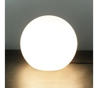 Lampe de jardin boule blanche Diamètre 30 cm E27 max. 60W Lampe d'allée plastique Lampe décorative extérieure Lampe boule jardin Lampe extérieure